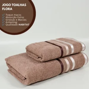 Jogo Toalhas Banhão Gigante Grossas Algodão Super Soft 4pçs - Imagem 8
