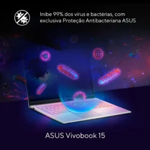 Notebook ASUS Vivobook 15 Intel Core i5 1334U 16GB Ram 1TB SSD Linux KeepOS Intel Iris Xe Tela 15,6" FHD Cool Silver - X1504VA-NJ2247 - Imagem 7