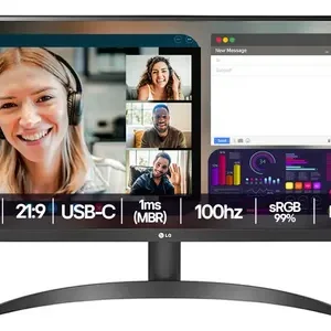 Monitor LG UltraWide™️ - Tela IPS de 29", 21:9, HDR10, sRGB 99%, 100Hz - 29WQ500 - Imagem 1