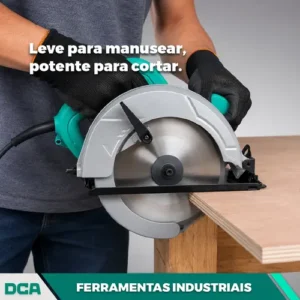 Serra Circular 185mm 7.1/4 1500w Dca Amy03-185s Industrial - Imagem 5