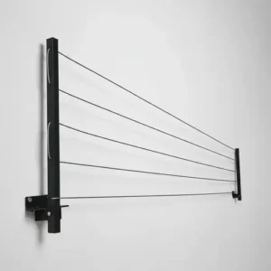 Varal De Roupa Retratil Dobravel De Parede + 20m De Corda - Imagem 11