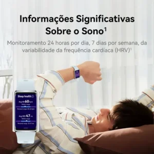 Smartwatch HUAWEI Band 11 Pro Posicionamento GNSS Autônomo Tela 162" AMOLED Bateria com Autonomia de Até 14 Dias Monitoramento Aprimorado do Sono Compatível com iOS e Android Preto - Imagem 7
