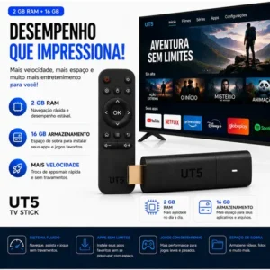 Smart Tv Box Stick 4k Android Tv C/play Store Baixa Apps - Imagem 6