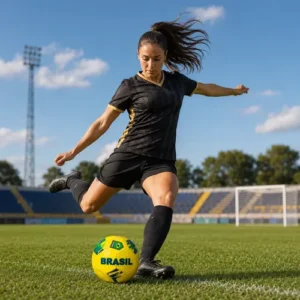 Bola De Futebol Infantil E Adulto Número 5 Brasil Seleção - Imagem 7