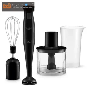 Mixer Elgin Turbo Chef 3 em 1 de 200W para Bater e Triturar - Imagem 1