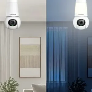 Câmera Lâmpada Intelbras Im6 Full Color 3mp 360 Wifi Interna Cor Branco - Imagem 5