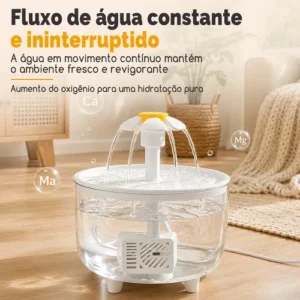Bebedouro Automático Fonte Água Para Gatos E Cães Com Filtro - Imagem 3