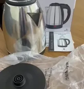 Chaleira Elétrica 1.8 Litros Em Inox Automática Aquecimento Rápido Segura - Imagem 2
