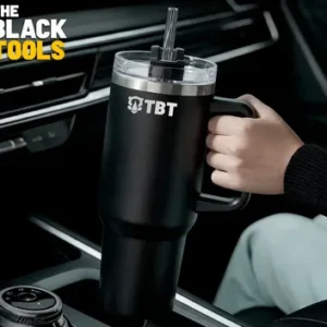 Copo Térmico Gigante 1,2l Inox Com Tampa E Canudo Aço Inox - Imagem 3