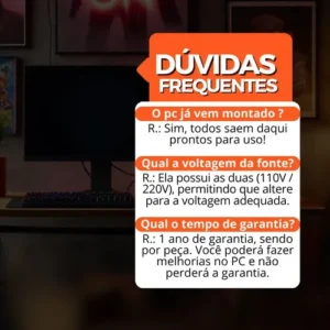 Computador Gamer Completo Tob Intel I5, Ssd 240gb E 8gb Ram - Imagem 5