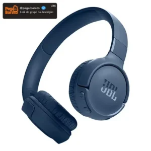 Fone de Ouvido Bluetooth JBL Tune 520BT Azul Headphone Sem Fio com Microfone Até 57h de Bateria Bluetooth 5.3 - Imagem 1