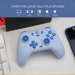 Controle Gamesir T4 Nova Lite Sem Fio Para Pc Switch Android Ios Steam Celular Hall Effect Cor Rosa - Imagem 5