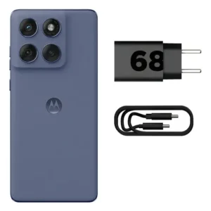 Smartphone Motorola Edge 60 Fusion 5g - 256gb 8gb Ram+8gb Ram Boost 50mp Sony Ai Camera Ip68 Nfc - Cinza Vegan Leather - Imagem 3
