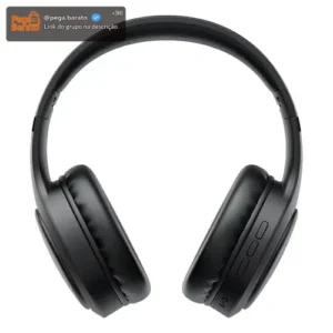 Fone De Ouvido Headphone Dapon H02D Bluetooth 5.1 Over-ear 22h Preto - Imagem 1