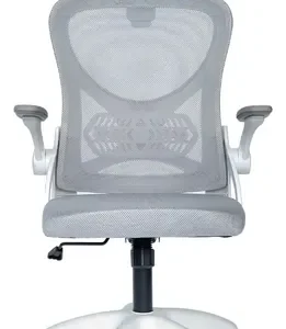 Cadeira De Escritório Columbus Presidente Ergonomica Cinza Mesh - Imagem 5