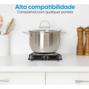 Fogão Elétrico Cooktop 1 Uma Boca Elgin Portátil Ecológico - Imagem 8