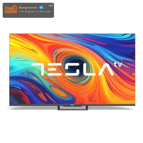 Smart Tv Tesla 65'' Qled 4k Uhd Google Tv Dolby Vision Dolby
