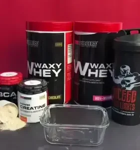 Kit Whey Protein 2kg Chocolate + Creatina + Bcaa + Coqueteleira - Bodybuilders - Imagem 2