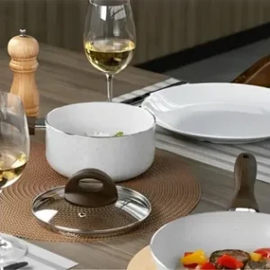 Jogo De Panelas 7 Peças Brinox Ceramic Life Vanilla - Imagem 3