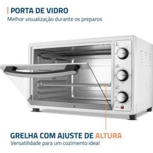 Forno Elétrico 52L Grand Family II Mondial 1800W FR-52-W - Imagem 7