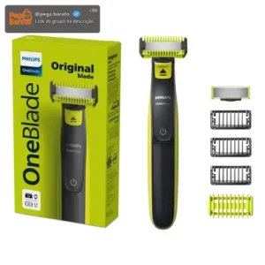 Barbeador e Aparador Elétrico Philips OneBlade para Rosto & Corpo Sem Fio e À Prova D'Água - QP2824/10 - Imagem 1