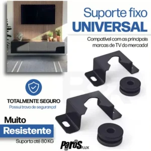Suporte TV Fixo Universal 10" a 100" Polegadas Forte Para Todas as Marcas - Imagem 4