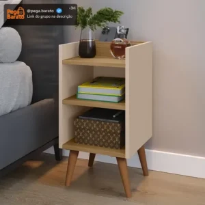 Criado Mudor P/ Cama Box Compacto C/ Prateleira Max - Imagem 1