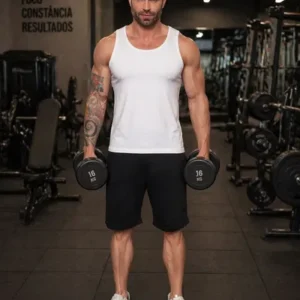 Kit 3 Bermudas Masculinas Moletom Academia Casual Lote Full - Imagem 5