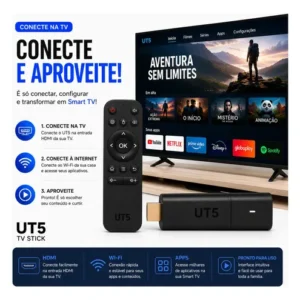 Smart Tv Box Stick 4k Android Tv C/play Store Baixa Apps - Imagem 4