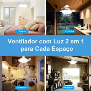 Ventilador De Teto Fansvento Com Luz 30cm Controle Remoto - Imagem 8