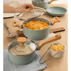 Jogo De Panelas Com 5 Peças Mimo Style Pratic Cook Verde - Imagem 3