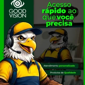 Webcam Camera Full Hd Zoom 1080p 360 Graus Videoconferencia Streamcam Web Cam Entrada Usb 2.0 Com Microfone- GoodVision - Imagem 8