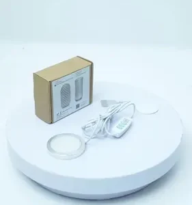 kit 3 luminaria lâmpadas led 001 diy para impressao 3d para bambu labs redondo branca quente/Branco/Branco Frio 3 cores 5V 3W usb moderna peças 3d acessórios Presente decorativa makerworld mh - Imagem 2