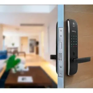 Fechadura Digital Touch De Embutir Com Biometria Fr 331 Preta Intelbras - Imagem 5