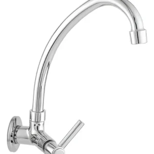 Torneira De Cozinha Pia Parede Bica Móvel Giratória Abs - Imagem 5