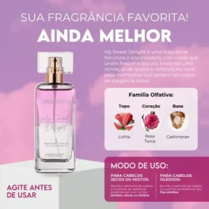 Perfume Capilar E Body Splash My Sweet Delight Barbour's - Imagem 2