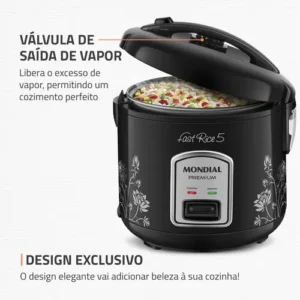 Panela De Arroz Fast Rice 5 Premium Mondial NPE-08-5X - Imagem 5