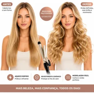 Modelador De Cachos Médios Definidos Babyliss 25mm Cerâmica - Imagem 6