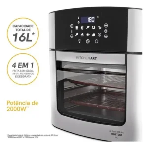 Air Fryer Kitchen Art 16l 4 Em 1 Com Espeto Rotisserie 110v - Imagem 5