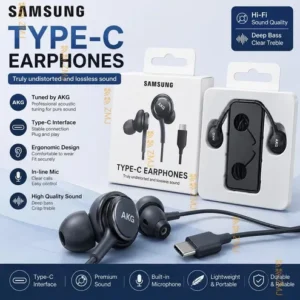 Fone Samsung Akg Usb Tipo-c Com Fio E Controles Cor Preto - Imagem 4