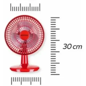Ventilador Mini Turbo 20cm Ventimais Cor Da Estrutura Vermelho Voltagem - Imagem 3