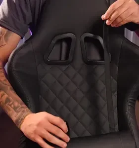 Cadeira De Escritorio Gamer Ergonômica Dunamis Preta Marqs Home Reclinável 180kg Resistente Giratória Confortavel Computador - Imagem 13