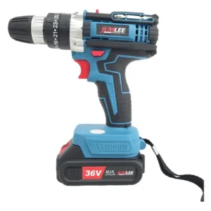 Parafusadeira E Furadeira À Bateria 36v Sem Fio Bivolt Azul-celeste 50hz/60hz 127/220v - Imagem 9