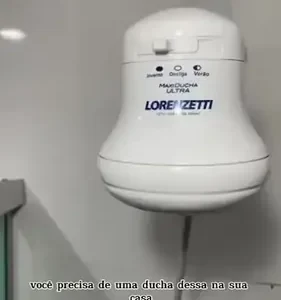 Chuveiro Maxi Ducha Ultra Branco 127v 5500W Lorenzetti - Imagem 2