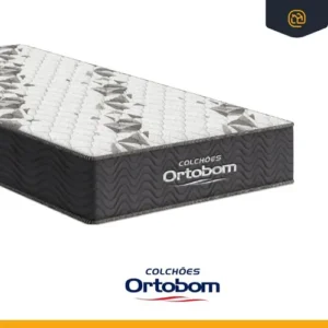Box Solteiro Colchão D33 Ortobom Airtech+auxiliar De Espuma Cor Cinza - Imagem 9