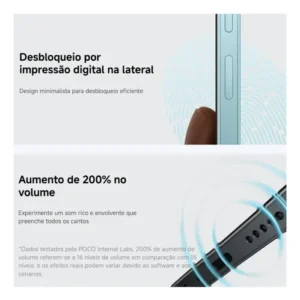 Celular Xiaomi Poco C85 256gb 8gb Ram Nfc Dual Sim Global Pr - Imagem 9