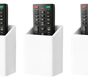 Kit 3x Suporte Porta Controle Universal Parede Cor Branco - Imagem 7