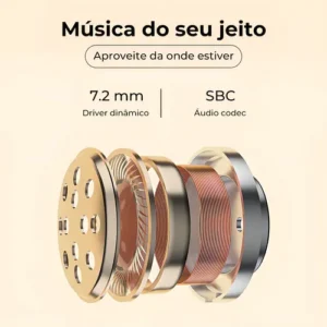 Fone De Ouvido Qcy T13 Com 4 Microfones E Bluetooth 5.1 Cor Preto - Imagem 7