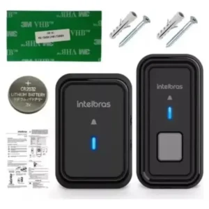 Campainha Sem Fio Cib 101 Intelbras Alcance Até 100 Metros Cor Preto - Imagem 3