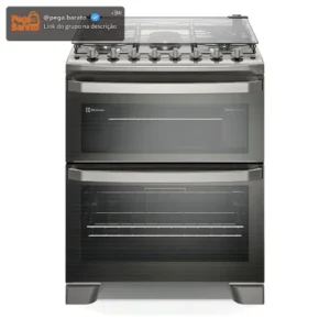 Fogão 5 bocas Electrolux Cinza Experience 2 Fornos, PerfectCook360 e Tripla Chama FE5DC - Imagem 1